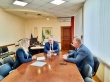Глава района Алексей Комаров провёл рабочую встречу с новым главным врачом Гаврилов-Ямской ЦРБ Оксаной Пиклун.