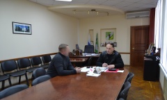 Андрей Сергеичев встретился с нашим земляком - участником спецоперации, находящимся в краткосрочном отпуске.