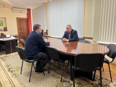 Сегодня Глава района встретился с новым Главным врачом Гаврилов-Ямской центральной районной больницы