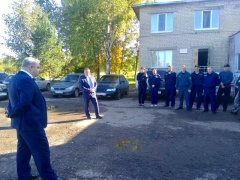 З сентября Глава района Алексей Комаров посетил Гаврилов-Ямскую пожарную часть №29
