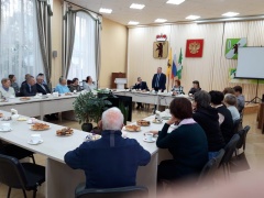 Андрей Забаев поздравил с наступающим Днем пожилых людей ветеранов муниципальной службы