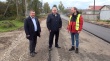 Глава района проверил ход работ по ремонту дороги на ул. Пушкина 