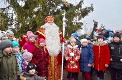 Дед Мороз из Великого Устюга поздравил гаврилов-ямцев с наступающим Новым годом!