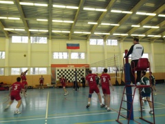 Чемпионат области по волейболу среди мужских команд.