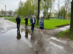 Рабочая поездка Главы района в Среднюю школу №1