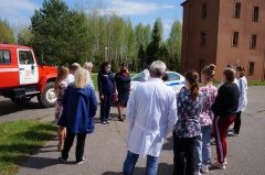 Полицейские присоединились к Неделе безопасности, проводимой по инициативе МЧС.