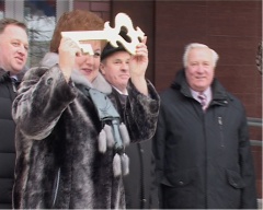 Открытие нового здания районного управления Пенсионного фонда России.