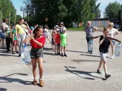 Театрализованная спортивная игра "Вода, вода-водица" в рамках акции «Территория здоровья».