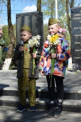  Воспитанники подготовительных групп детских садов города Гаврилов-Ям впервые в своей жизни стали участниками торжественного митинга, посвященного Дню Победы