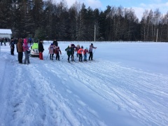 Районные соревнования по лыжным гонкам среди обучающихся общеобразовательных  организаций, посвященные  празднованию 75-ой  годовщины Победы  в Великой Отечественной войне.