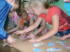 В рамках недели безопасности в городском лагере прошла игра «Найди клад».