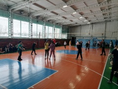 Районные соревнования по пионерболу среди школ района