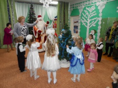 Новогодний утренник в Ильинском детском саду