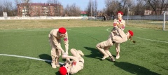 Экскурсия молодежи в воинскую часть.